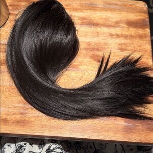 Sleek Black Hair Extension 19”